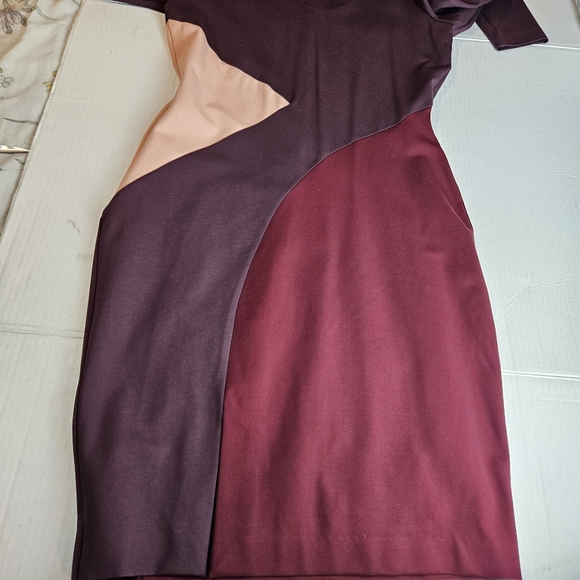 G.I.L.I. (Got It Love It) Women Divine Color Block Midi Dress Size 14 - Picture 3 of 13